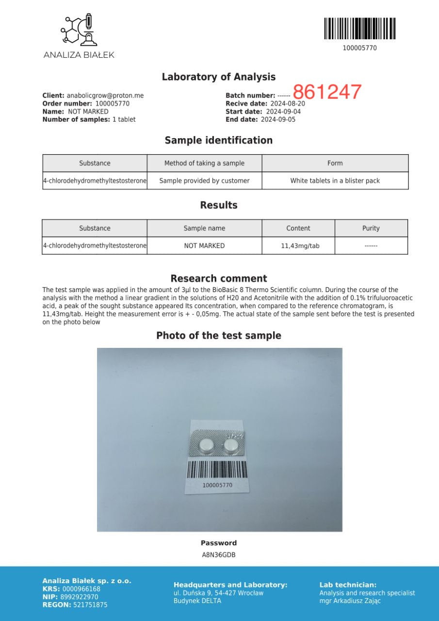 Turinadyn 10 mg (Turinabol)