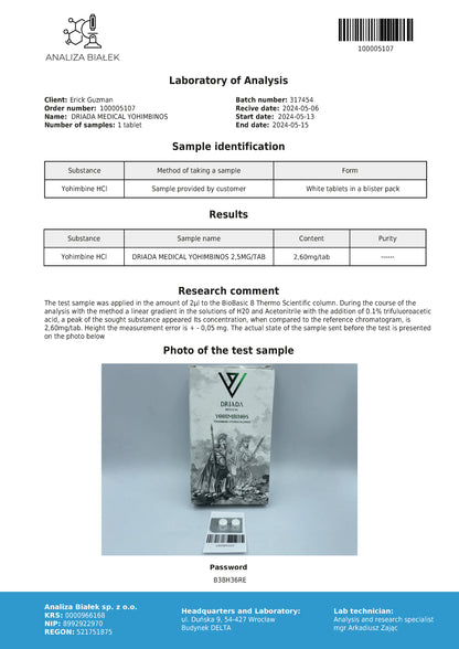Yohimbinos (Yohimbine Hydrochloride)