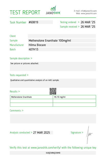 Methenolon Enanthat 10 ml / 100 mg/ml
