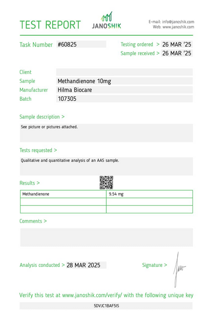 Methandienon 100 Tabletten / 10 mg/Tablette